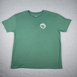 Launder Short-Sleeve Alien Smoking Graphic‎ Print Shirt Men's 2XL Wake and Bake